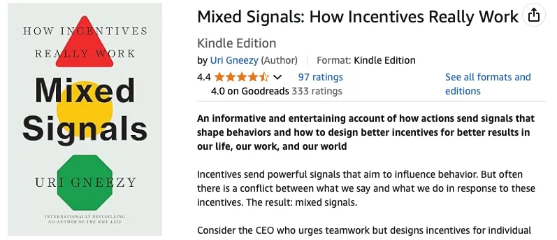 Mixed Signals by Uri Gneezy